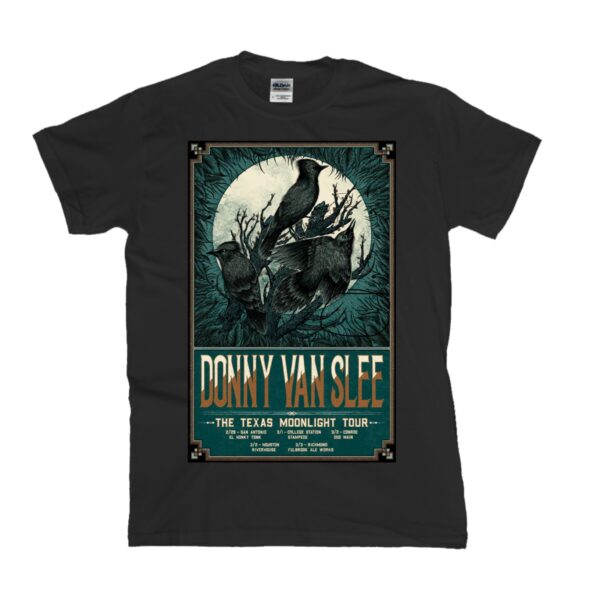 T-Shirt - Donny Van Slee "Texas Moonlight Tour"