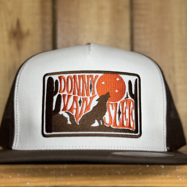Brown & White Hat